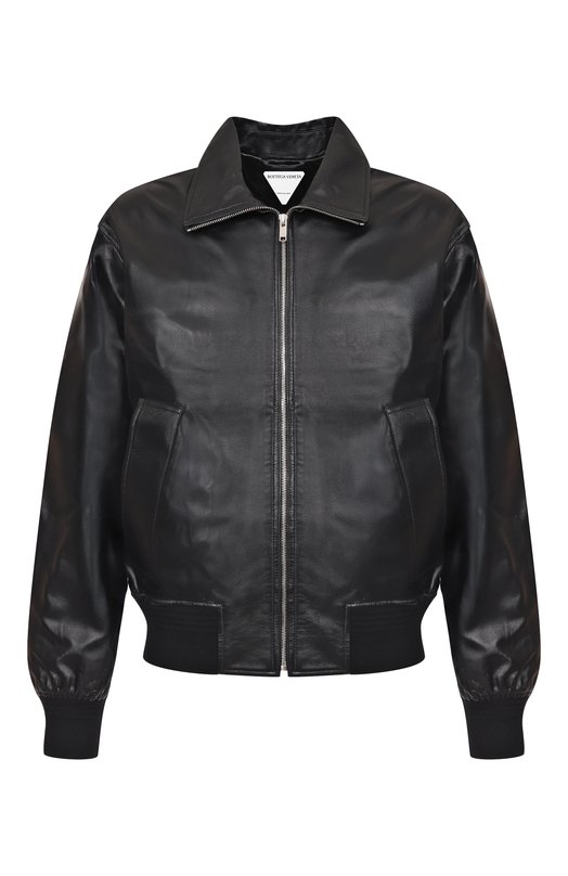 Кожаный бомбер Bottega Veneta 785266/V5AC0 Чёрный 785266/V5AC0