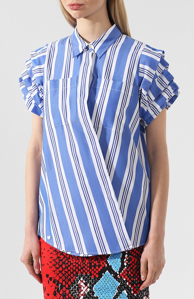 Хлопковая рубашка STELLA JEAN, арт. J C 061 00 T 9715, фото 6