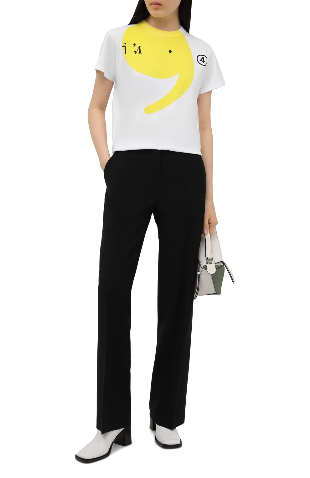 Хлопковая футболка MAISON MARGIELA белого цвета по цене 35250 руб., арт. S51GC0503/S22816, фото 2 Хлопковая футболка MAISON MARGIELA, арт. S51GC0503/S22816, фото 2