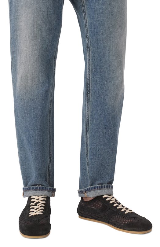 Комбинированные кеды Dries Van Noten MS251/1501/901 Чёрный  MS251/1501/901 Фото 3