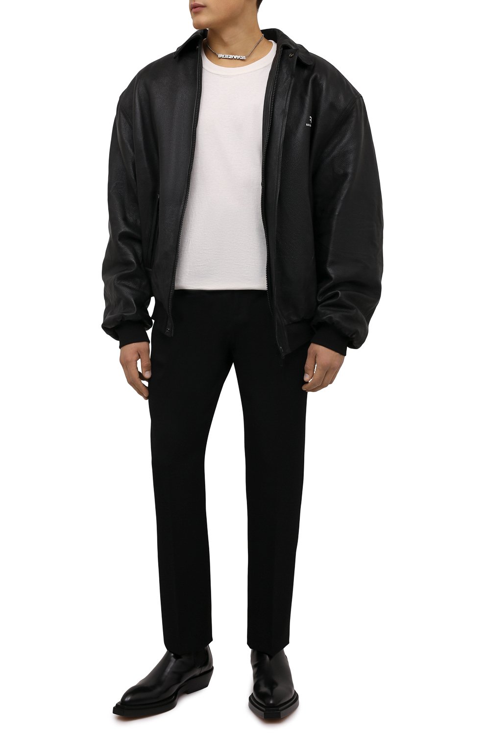 Кожаный бомбер BALENCIAGA, арт. 674318/TLS01, фото 2