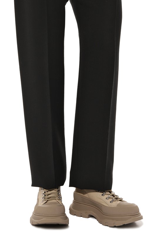Текстильные ботинки Tread Slick Alexander McQueen 735816W4MV1 7732 Бежевый  735816W4MV1 7732 Фото 3