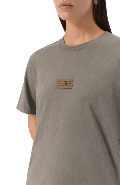 Хлопковая футболка MM6, арт. S52GC0356/M20048, фото 5