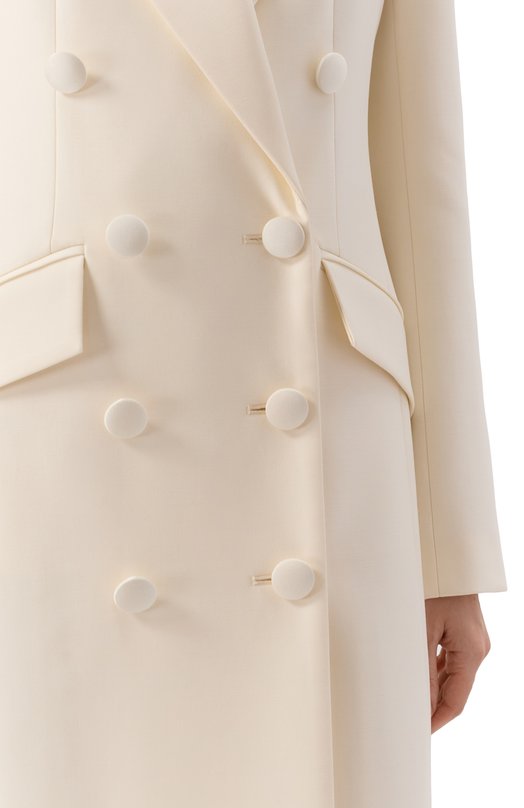 Шерстяное платье Shervarli DR24-0013 Кремовый  DR24-0013 Фото 4