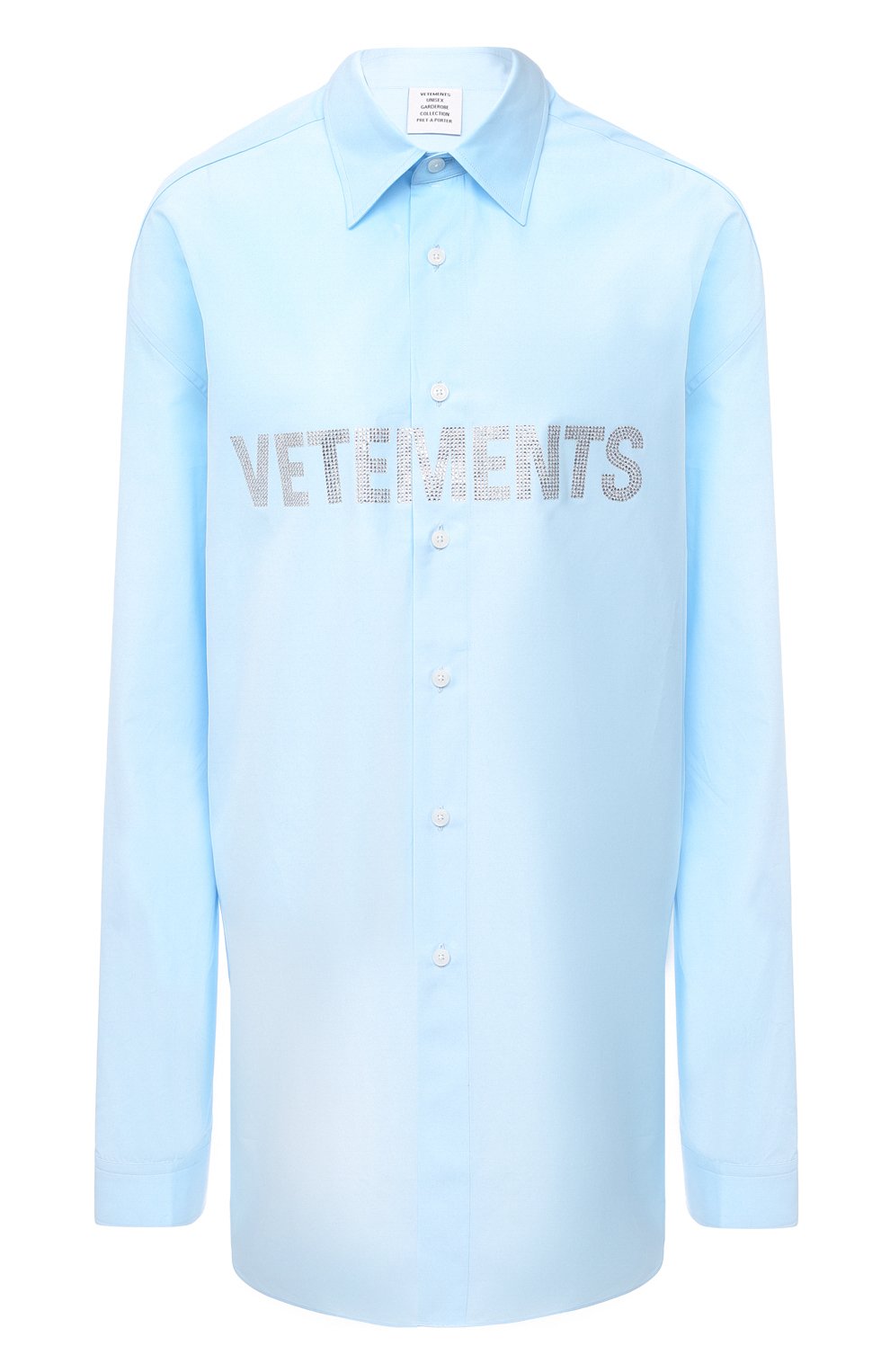Хлопковая рубашка VETEMENTS, арт. UE51SH910B 1004/W, фото 1
