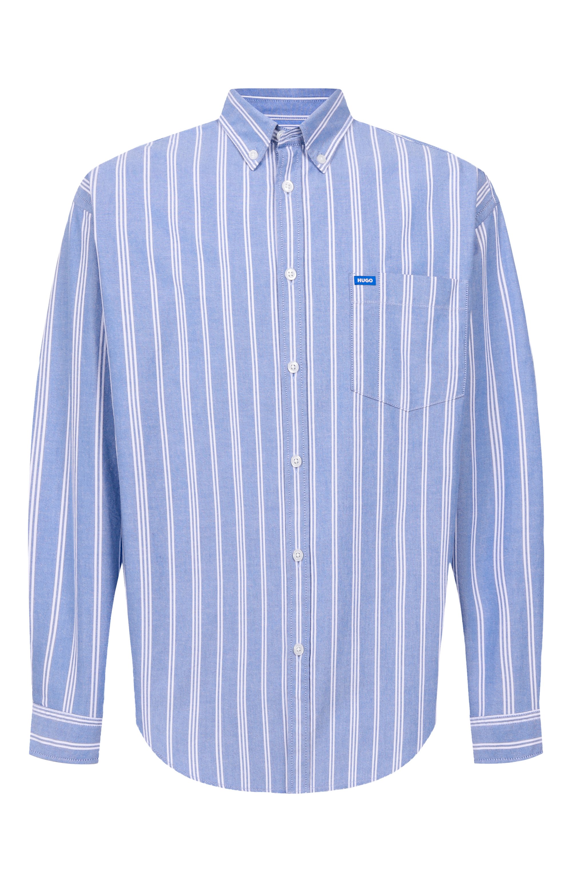 Хлопковая рубашка HUGO BLUE, арт. 50534183, фото 1