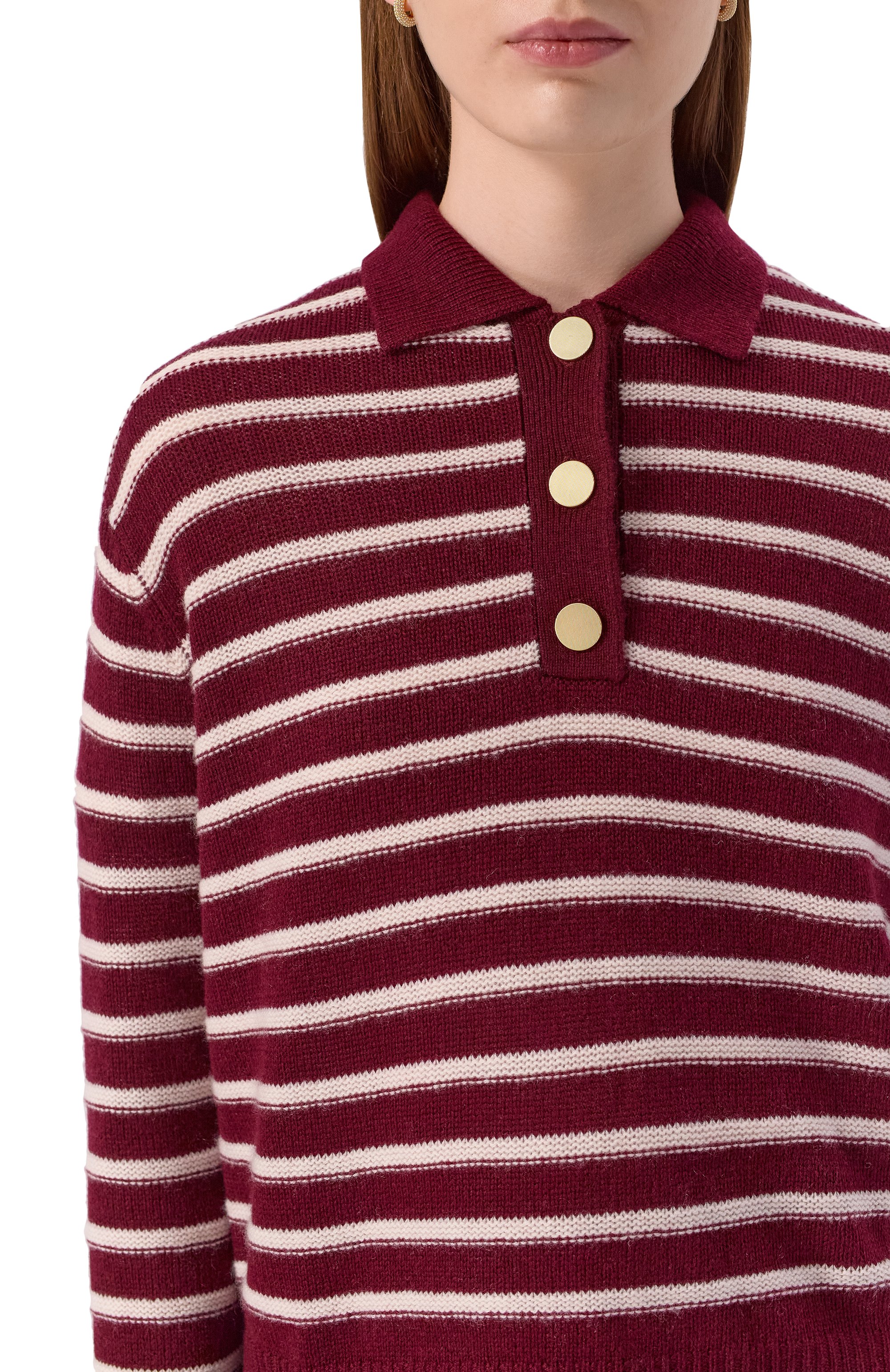 Поло из шерсти и кашемира ALLUDE, арт. 255/17022, фото 5