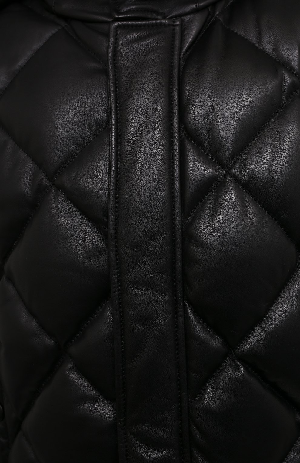 Кожаная куртка с капюшоном SAINT LAURENT, арт. 672898/YC2SW, фото 5