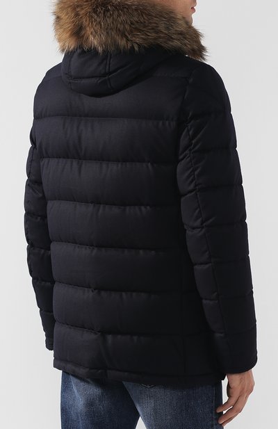 Пуховик rethe с отделкой из койота MONCLER, арт. D2-091-41372-20-54272, фото 4