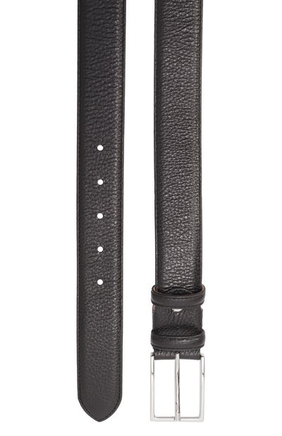 Кожаный ремень DOUCAL'S черного цвета по цене 28350 руб., арт. DC0001SIGMUF2159, фото 3 Кожаный ремень DOUCAL'S, арт. DC0001SIGMUF2159, фото 3