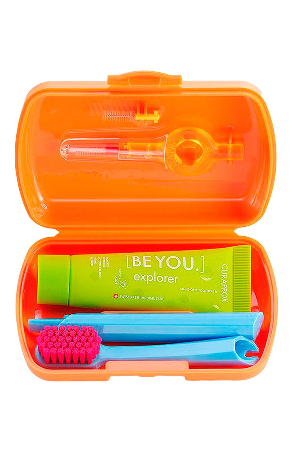 Дорожный набор be you в оранжевом боксе CURAPROX, арт. 7612412429893, фото 1