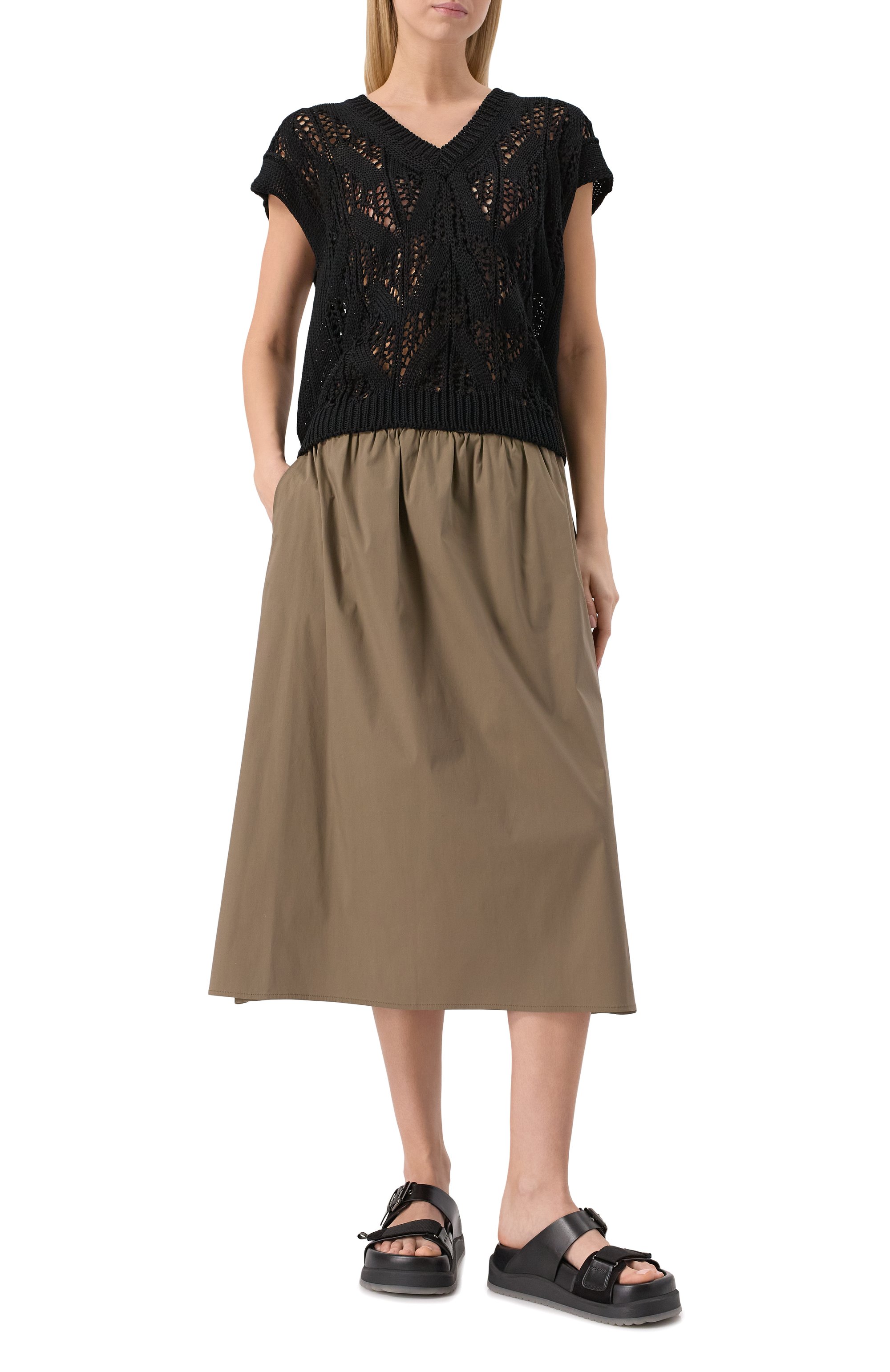 Хлопковая юбка GRAN SASSO, арт. 74273/54307, фото 2