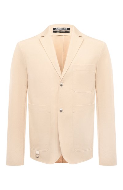 Мужской пиджак из хлопка и льна JACQUEMUS, арт. 24E/245JA038