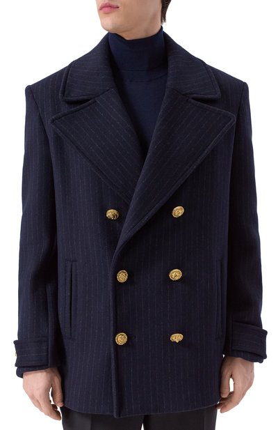 Шерстяной бушлат BALMAIN, арт. FH0UA155/WC87, фото 3