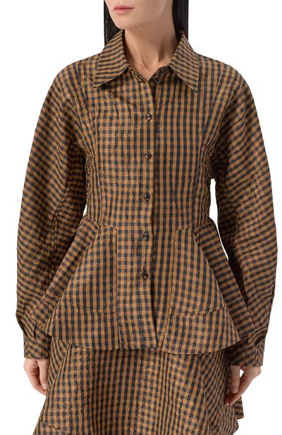 Рубашка GANNI, арт. A1040054, фото 3