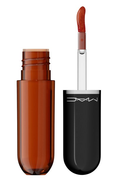 Женская тинт для губ lustreglass stainglass lip tint, оттенок sizzled peach (3ml) MAC, арт. SB47-05