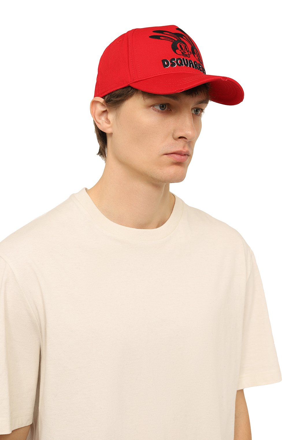 Хлопковая бейсболка DSQUARED2, арт. BCM0670 05C00001, фото 2