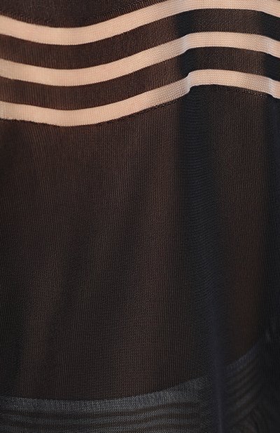 Полупрозрачный топ прямого кроя с круглым вырезом FENDI, арт. FZZ906/SYM, фото 5