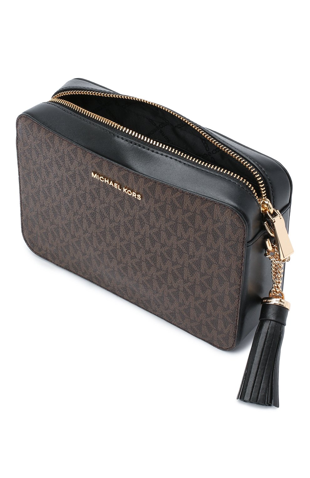 Сумка jet set medium MICHAEL MICHAEL KORS коричневого цвета по цене 24600 руб., арт. 32F8GF5M2B, фото 4 Сумка jet set medium MICHAEL MICHAEL KORS, арт. 32F8GF5M2B, фото 4