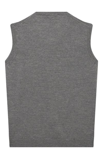 Шерстяной жилет DAL LAGO серого цвета по цене 10800 руб., арт. L21/8926/4-6, фото 2 Шерстяной жилет DAL LAGO, арт. L21/8926/4-6, фото 2