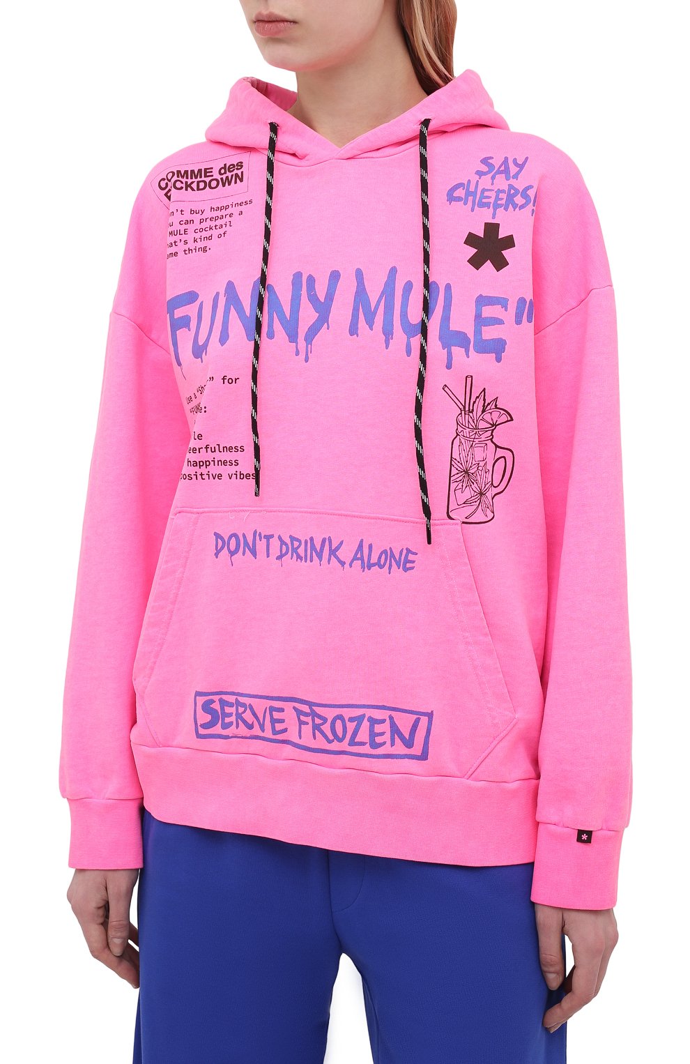 Хлопковое худи COMME DES FUCKDOWN, арт. CDFD1505, фото 3