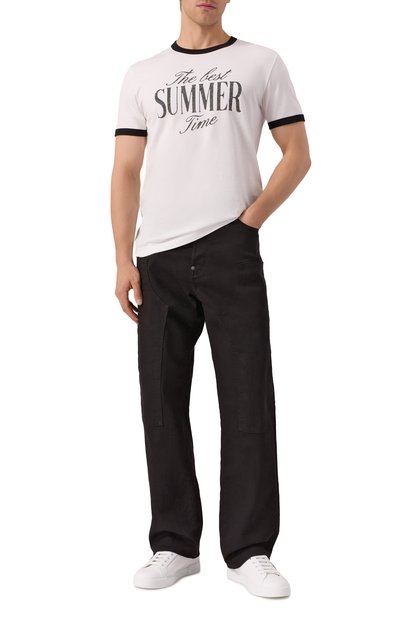 Комбинированные кеды portofino light strobel DOLCE & GABBANA, арт. CS2343/AE629, фото 2