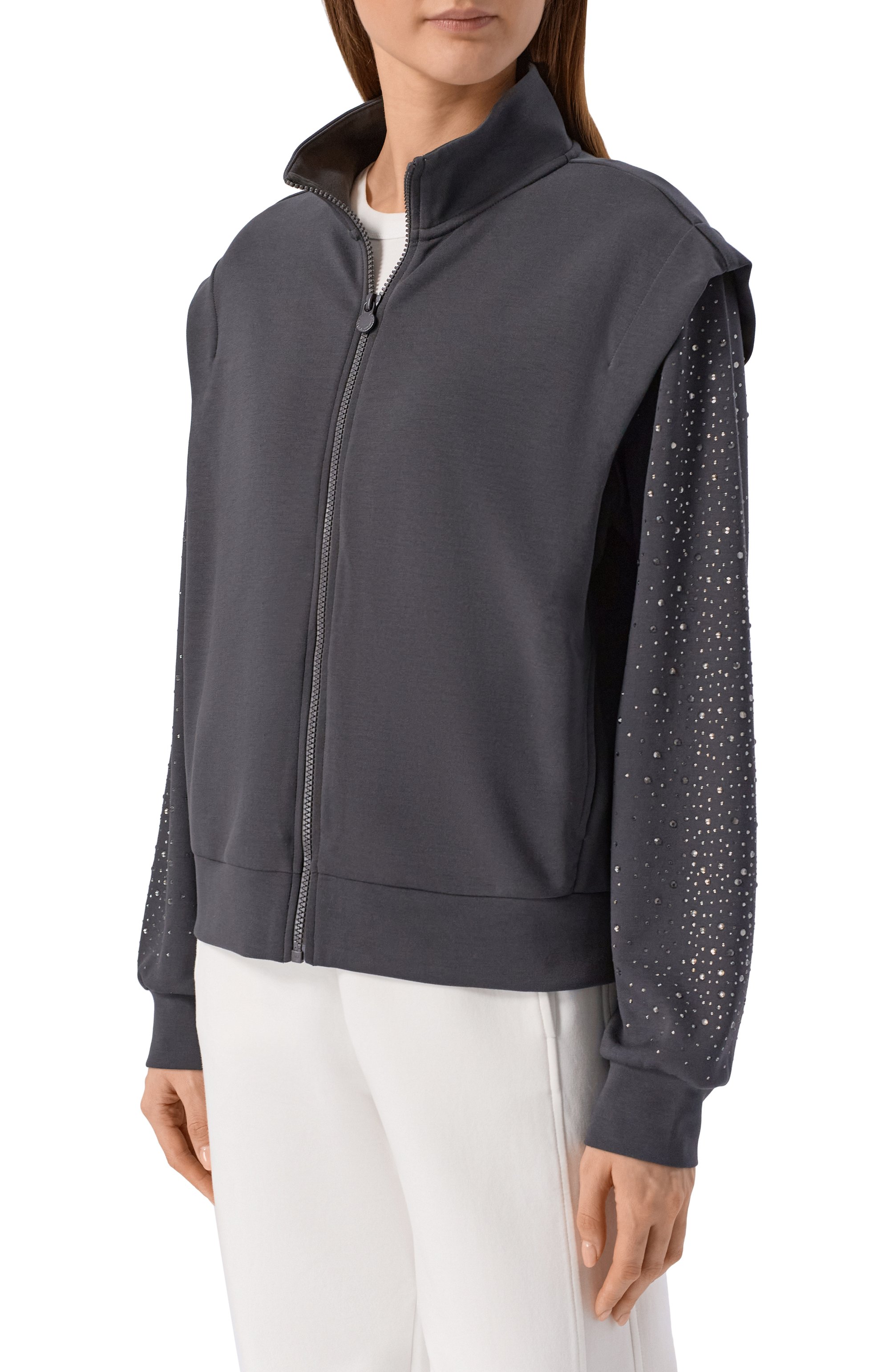 Толстовка с отделкой стразами EA7, арт. 7W001016/AF24375, фото 3