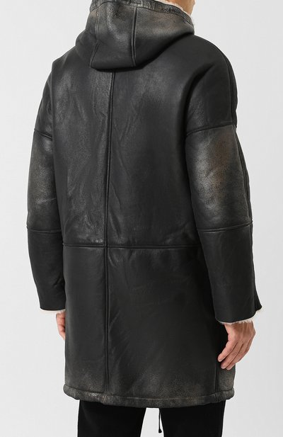 Дубленка прямого кроя на молнии с капюшоном GIORGIO BRATO, арт. GU19F8850MECUMURBLE, фото 4