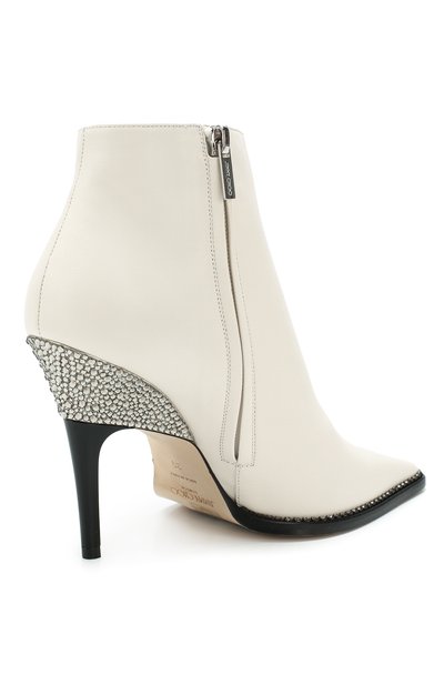 Кожаные ботильоны brecken 100 JIMMY CHOO, арт. BRECKEN 100/NCI, фото 4