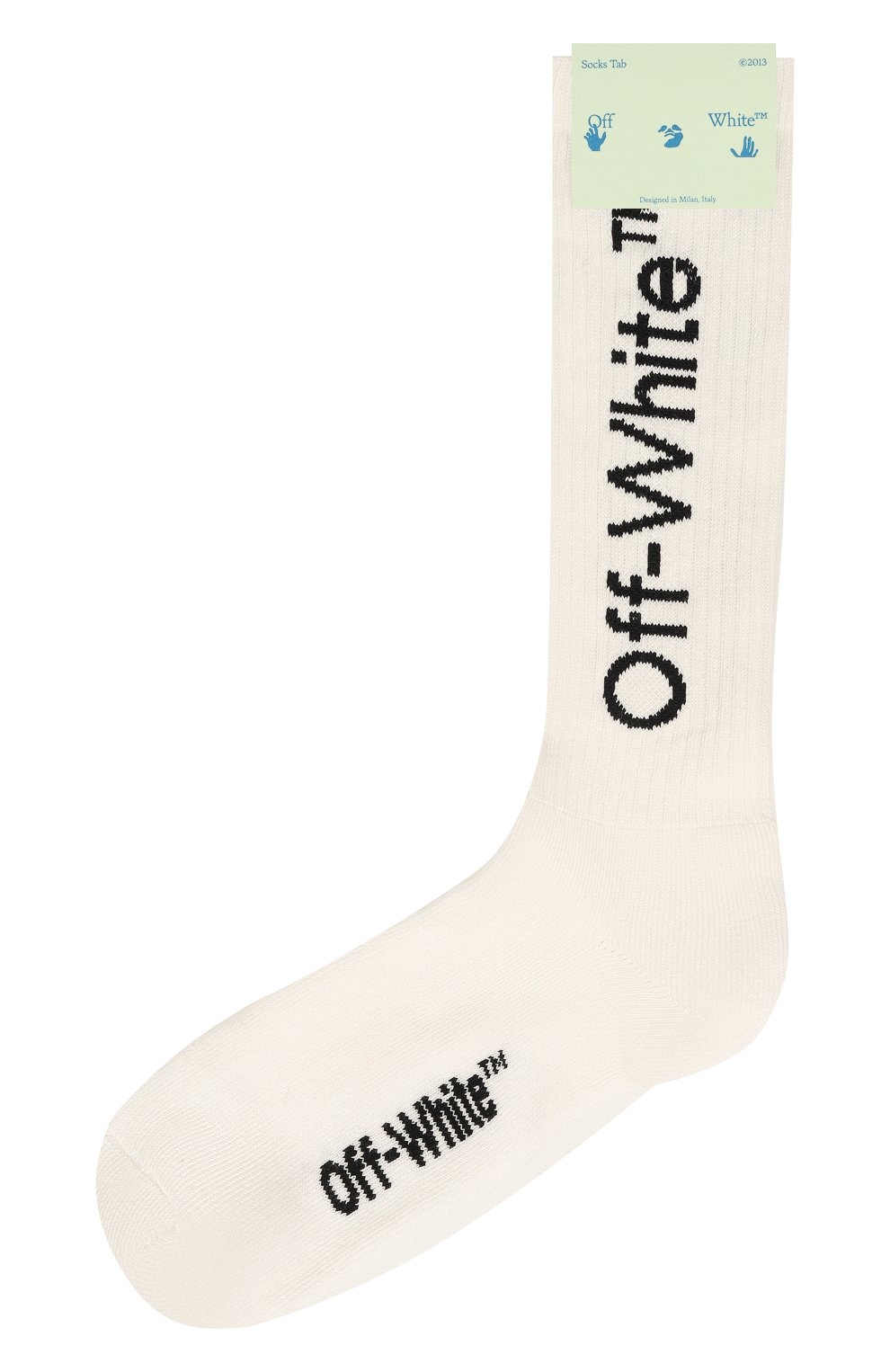 Хлопковые носки OFF-WHITE, арт. 0MRA001C99KNI0010110, фото 1