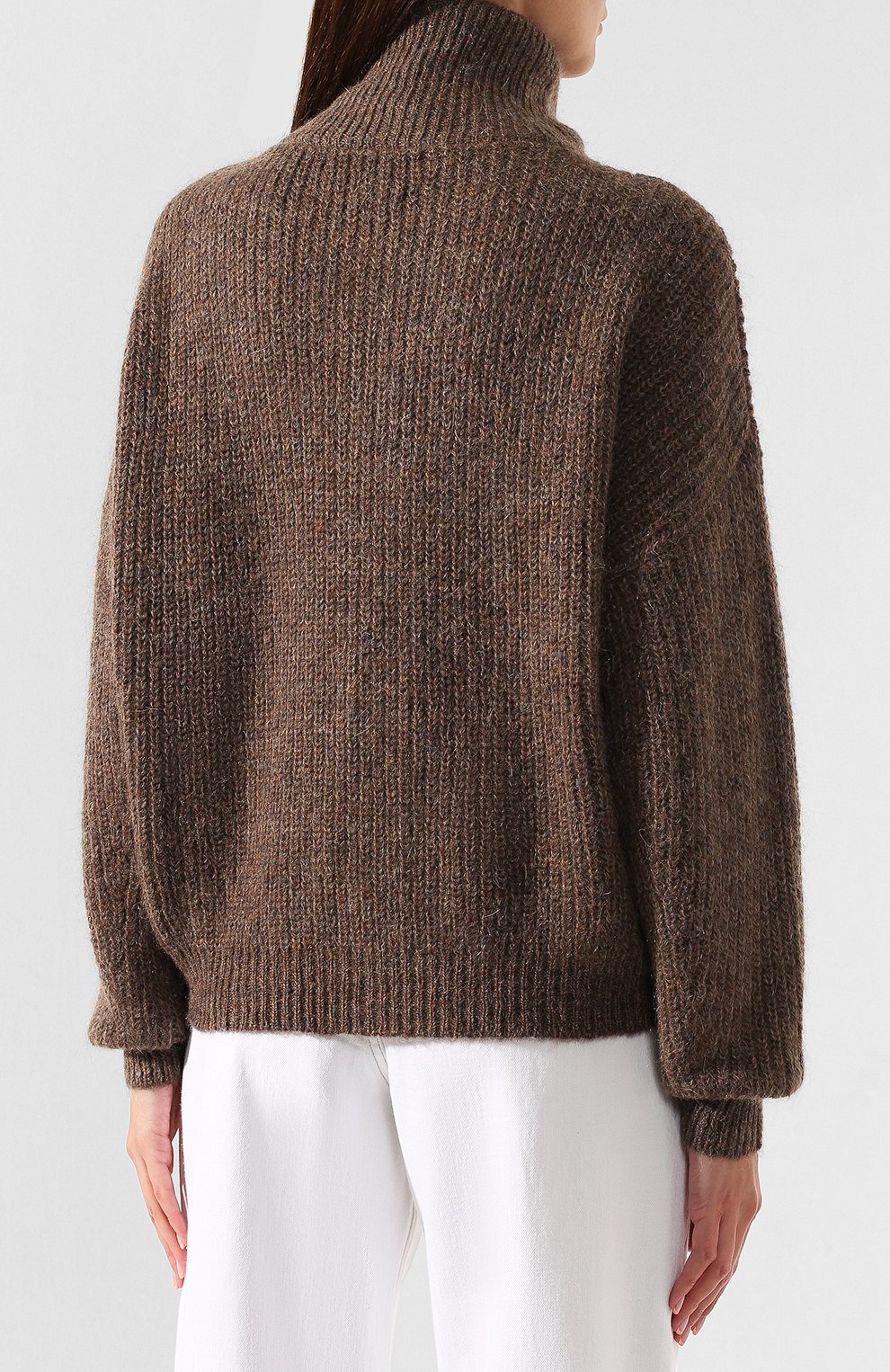 Свитер ISABEL MARANT ETOILE коричневого цвета по цене 33850 руб., арт. PU1109-19A064E/MYCLAN, фото 4 Свитер ISABEL MARANT ETOILE, арт. PU1109-19A064E/MYCLAN, фото 4