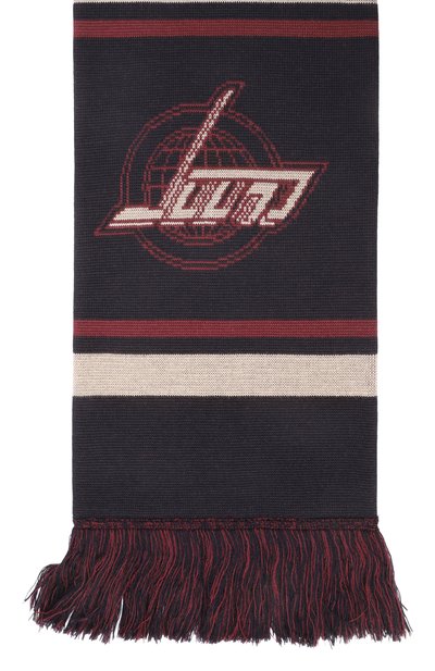 Шарф JUUN.J темно-синего цвета по цене 25750 руб., арт. JC5X8ZP01R, фото 4 Шарф JUUN.J, арт. JC5X8ZP01R, фото 4