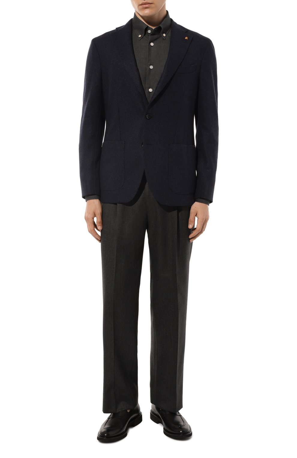 Хлопковая рубашка KITON, арт. UCIH0904301, фото 2