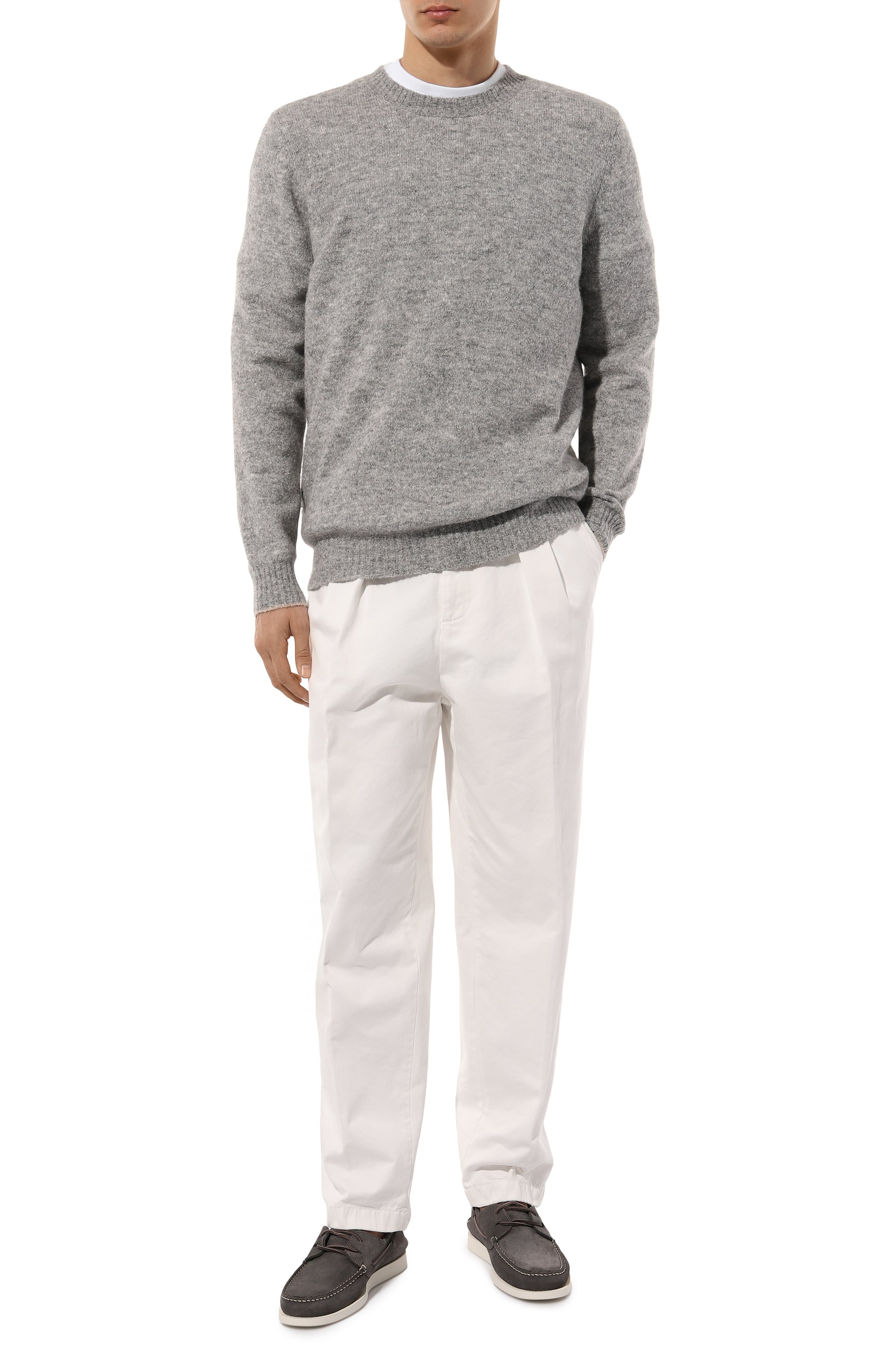 Замшевые топсайдеры KITON, арт. USSA062N00985, фото 2