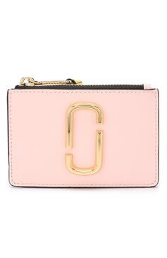 Женский кожаный футляр для кредитных карт MARC JACOBS (THE) светло-розового цвета, арт. M0013359 | Фото 1 (Статус проверки: Проверена категория; Материал: Натуральная кожа; Нос: Не проставлено; Материал сплава: Проставлено)