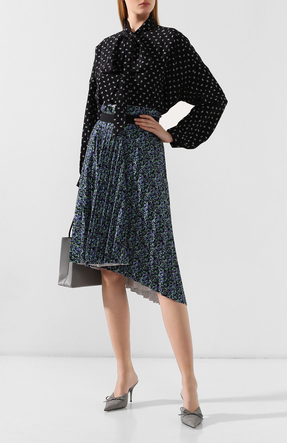Шелковая блузка BALENCIAGA, арт. 482308/TFLD2, фото 2