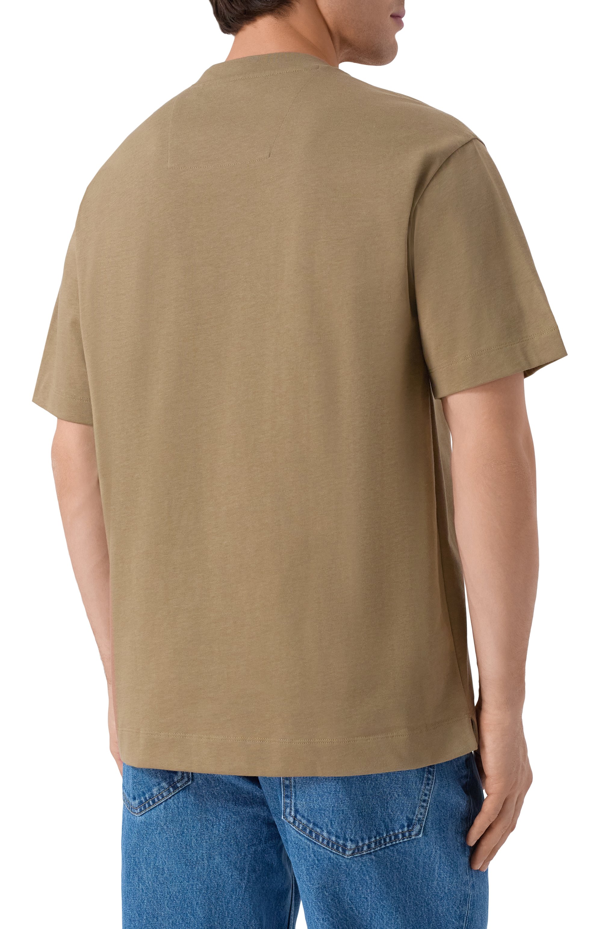 Хлопковая футболка BOSS, арт. 50555106, фото 4