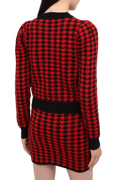 Шерстяной кардиган GIUSEPPE DI MORABITO красного цвета по цене 28550 руб., арт. PF20048KN-132-PDP, фото 4 Шерстяной кардиган GIUSEPPE DI MORABITO, арт. PF20048KN-132-PDP, фото 4