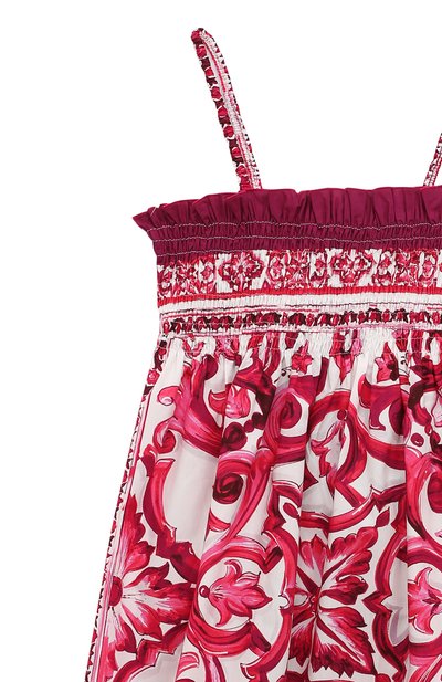 Хлопковый сарафан DOLCE & GABBANA, арт. L53DM9/G7J6K/8-14, фото 3