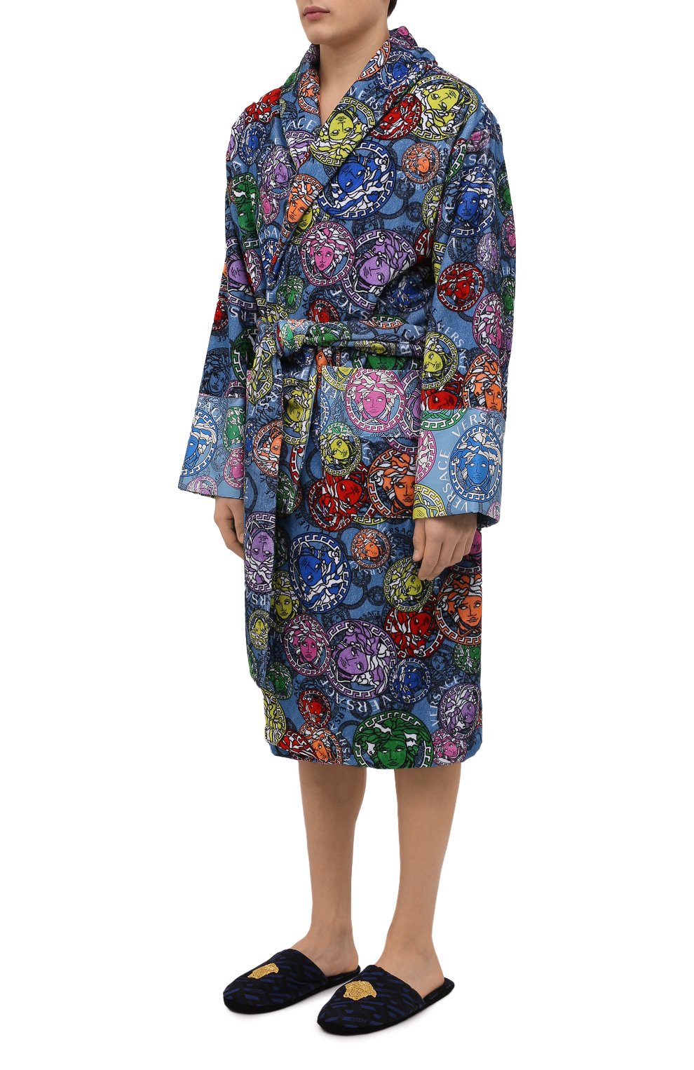 Хлопковый халат VERSACE, арт. ZACP00008/ZC0SP129, фото 3