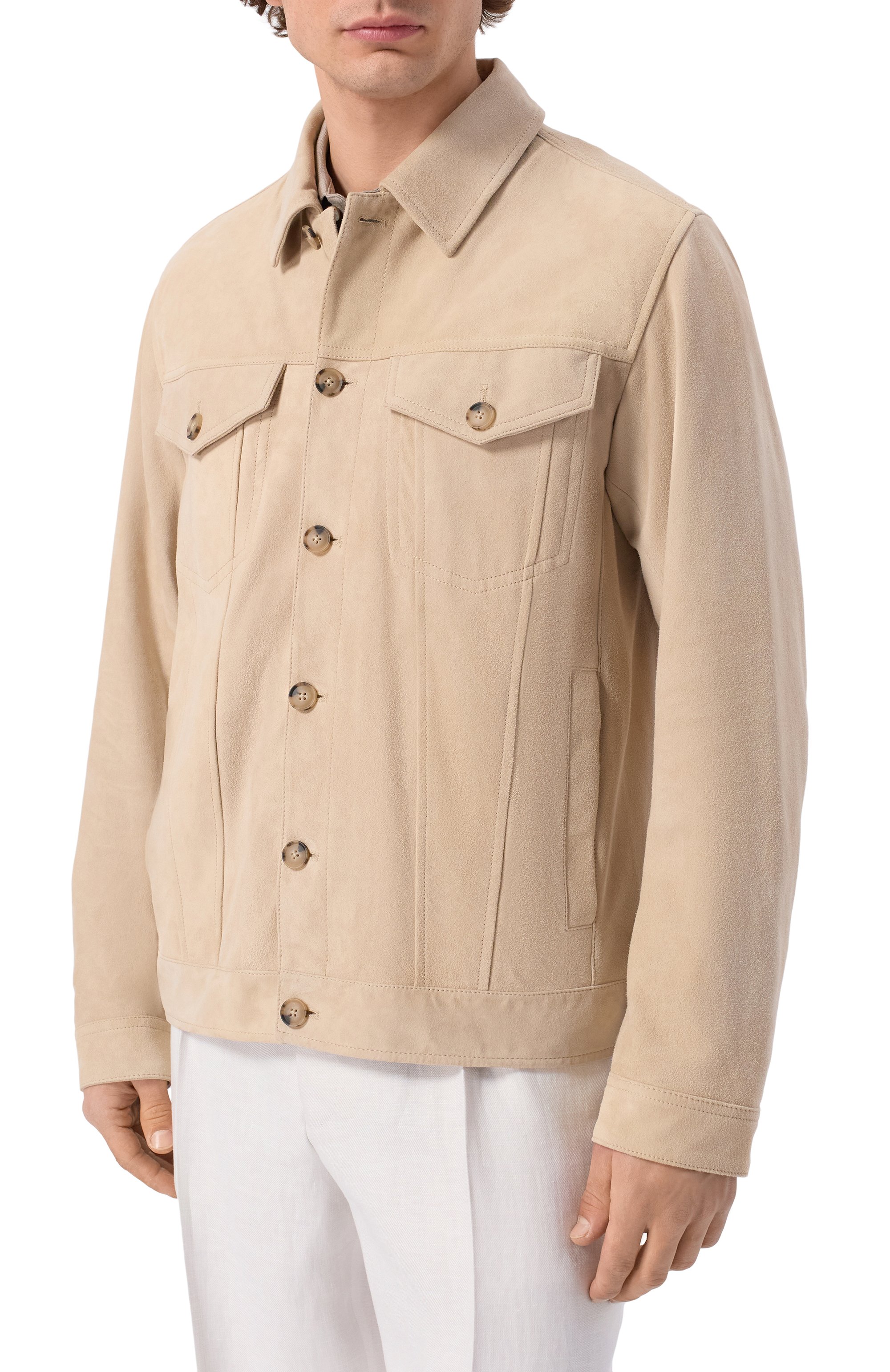 Замшевая куртка BOSS, арт. 50538002, фото 3