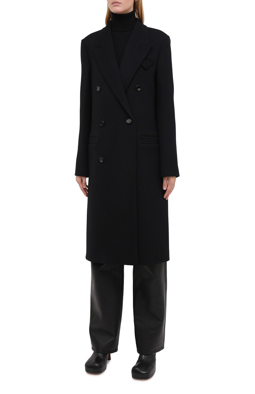 Шерстяное пальто BOTTEGA VENETA, арт. 628724/VKUU0, фото 4