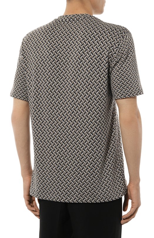 Футболка из вискозы Giorgio Armani 3DSM77/SJEGZ Серый  3DSM77/SJEGZ Фото 4