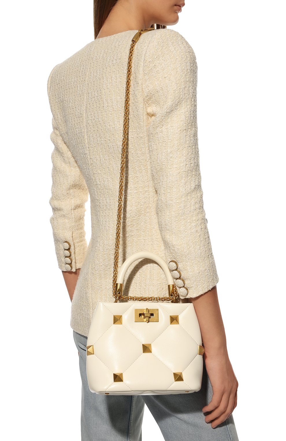 Сумка roman stud small VALENTINO, арт. WW0B0I97/BSF, фото 6