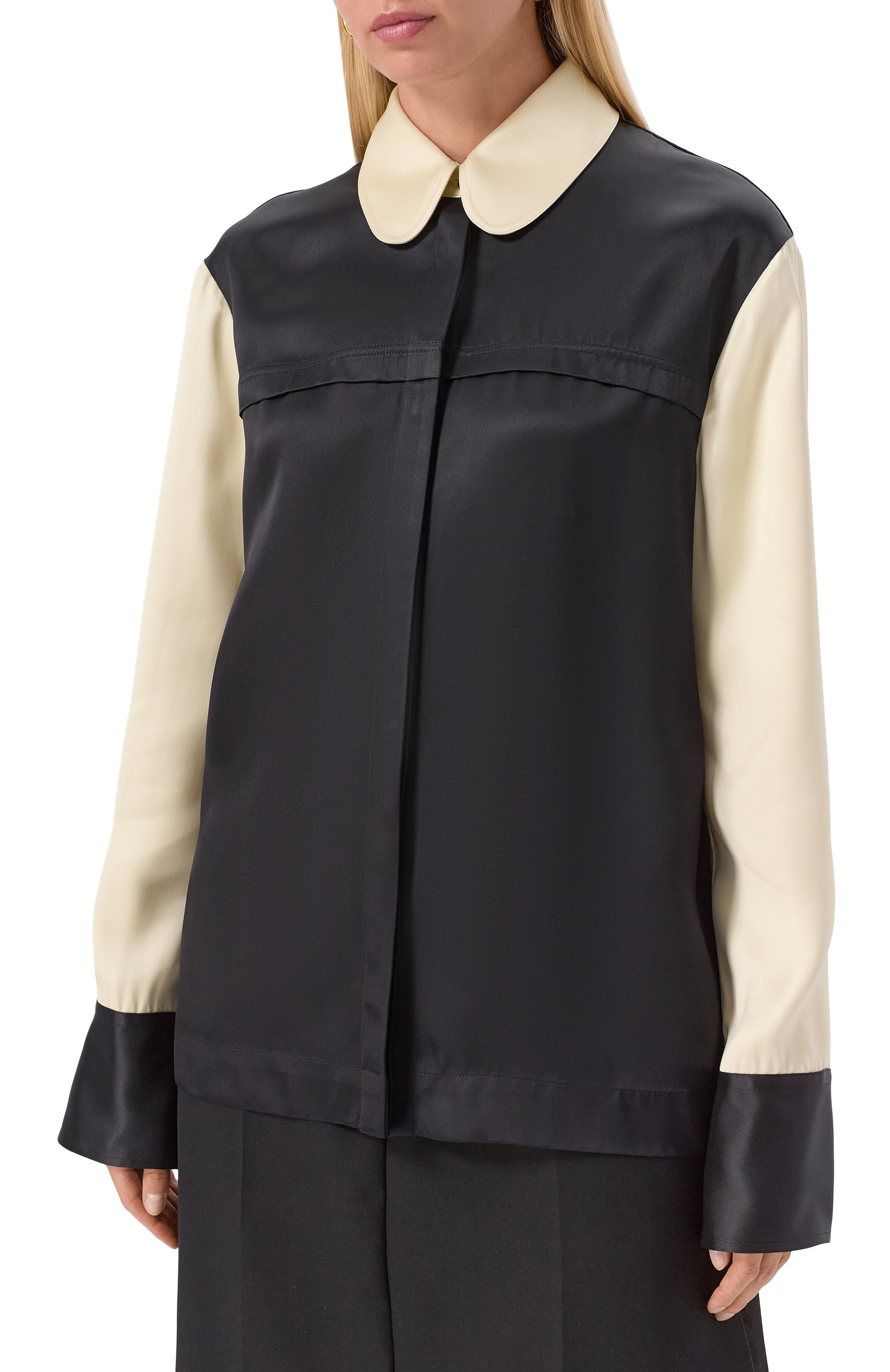 Рубашка из вискозы JIL SANDER, арт. J02DL0256/J65334, фото 3