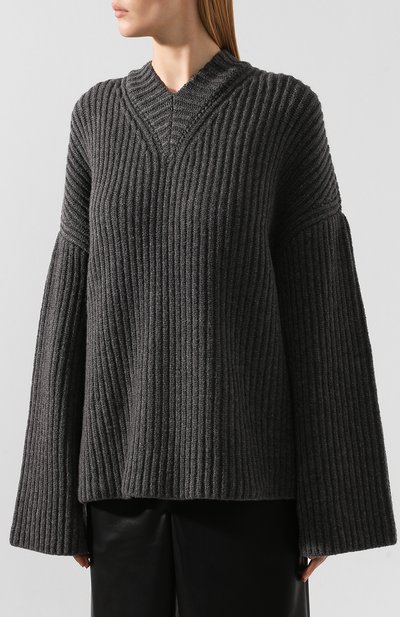 Свитер NANUSHKA, арт. M0G_TAUPE_CASHMERE BLEND RIB, фото 3