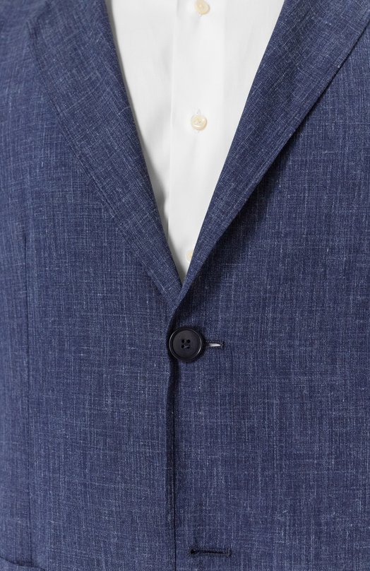 Пиджак из шерсти и шелка Giorgio Armani GM000010/TE13965 Синий  GM000010/TE13965 Фото 7
