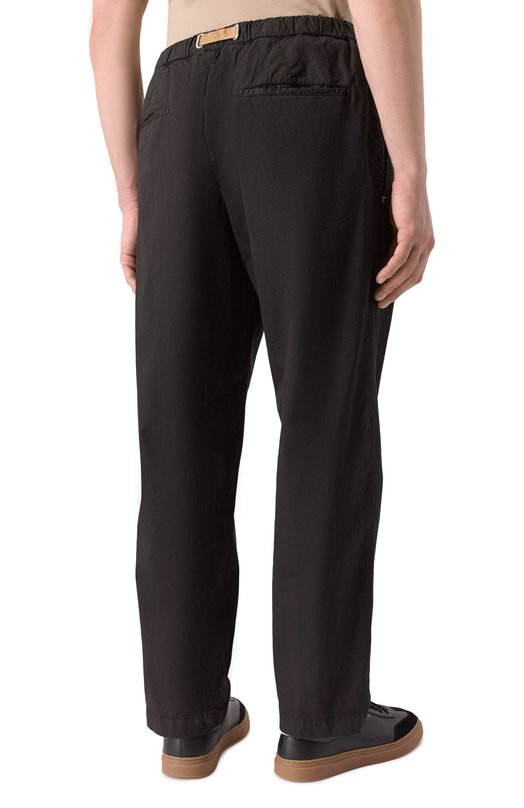 Хлопковые брюки White Sand 26SU68/190 Чёрный  26SU68/190 Фото 4