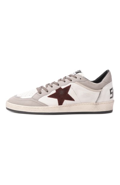 Кожаные кеды ballstar GOLDEN GOOSE DELUXE BRAND, арт. GMF00832.F008158, фото 3