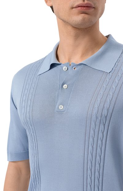 Шелковое поло KITON, арт. UMK0852, фото 5